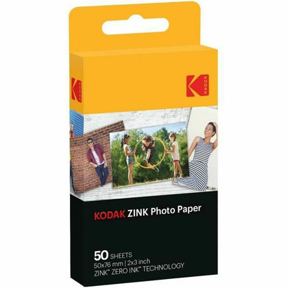 Papel Fotográfico Brillante Kodak (50 Unidades)