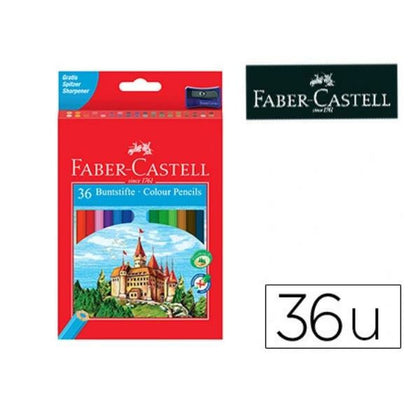 Lápices de colores Faber-Castell Castle Multicolor 36 Piezas