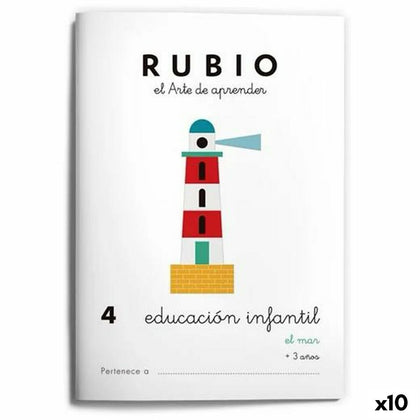 Cuaderno Educación Infantil Rubio Nº4 A5 Español (10 Unidades)