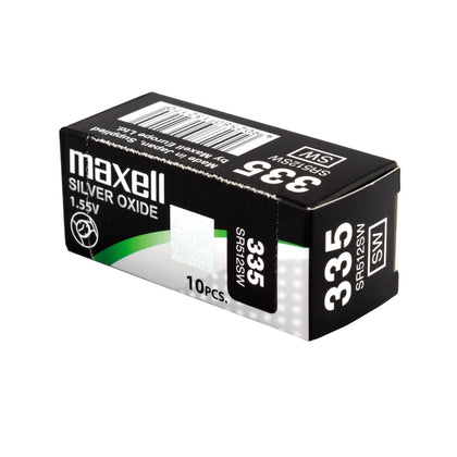 10x Maxell 335 Pila Botón Oxido de Plata SR512SW 1.55V - movilcom.com
