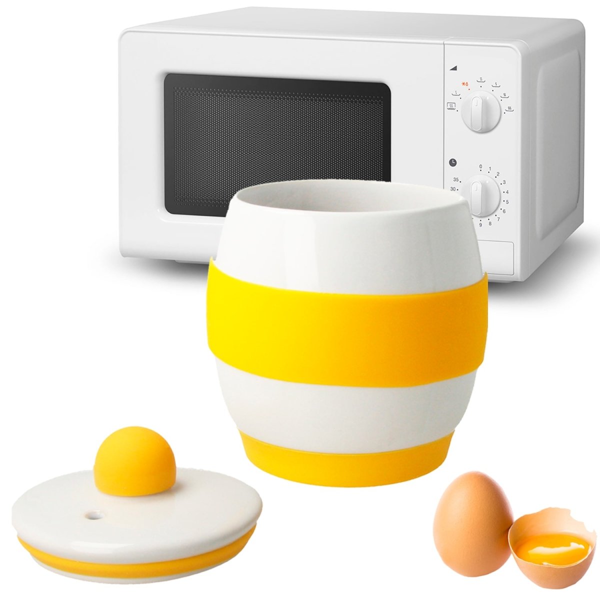 Máquina Para Cocer Huevos Para Microondas, 2 Piezas, Poacher