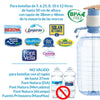 Dispensador Agua para garrafas - Dosificador Agua garrafas Compatible con Botellas (Pet) de 2,5, 3, 5, 6, 8, 10 y 12 litros - Diámetro 38mm y 48mm - movilcom.com