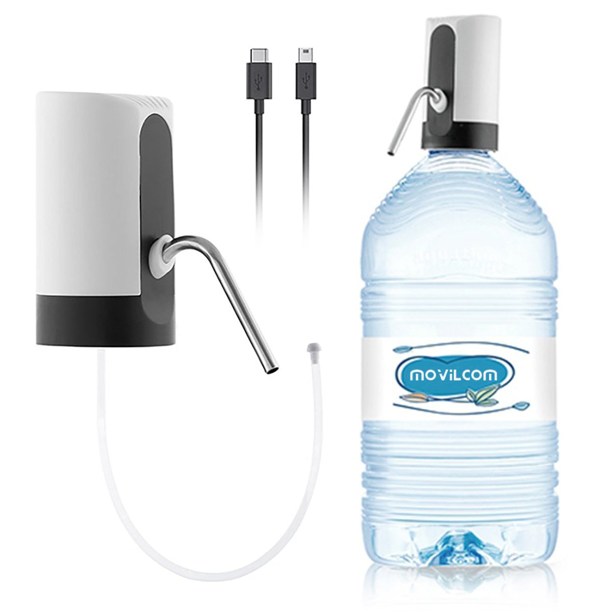Dispensador Agua para garrafas, Bomba Dispensador de Agua Manual,  Dosificador Agua garrafas Compatible con Botellas de