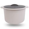 Olla de vapor para arroz, cous cous, quinoa, pasta - Rice cooker - Olla arrocera vaporera microondas - Color beige
