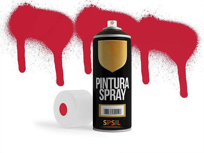 Pintura en spray color Rojo intenso - 200ml, mod.8611 - movilcom.com
