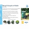Kit de barril para lluvia EDA Plegable Flexible Ø 60 x 88 cm 250 L