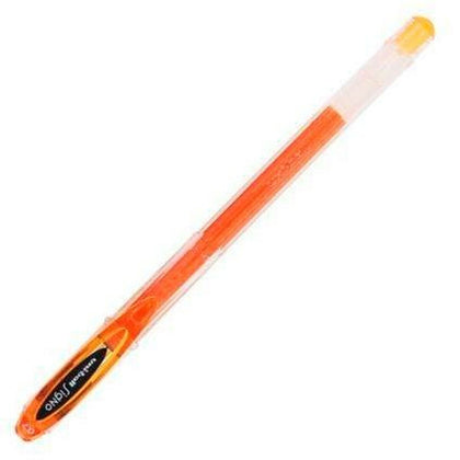 Boligrafo de tinta líquida Uni-Ball Rollerball Signo Basicos UM-120 Naranja 0,5 mm (12 Piezas)