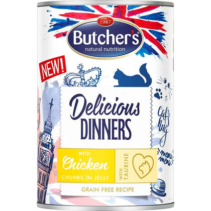 Comida para gato Butcher's Delicious Dinners Pollo 400 g