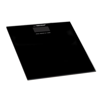 Báscula Digital de Baño Esperanza EBS002K Negro Vidrio Cristal Templado Vidrio templado 180 kg