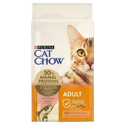 Comida para gato Purina Cat Chow Adulto Salmón Atún 15 kg