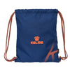 Bolsa Mochila con Cuerdas Kelme Navy blue Naranja Azul marino (35 x 40 x 1 cm)