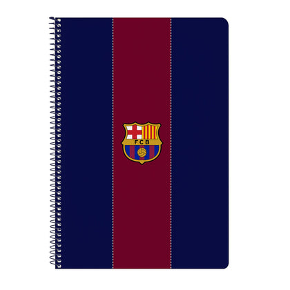 Libreta F.C. Barcelona Rojo Azul marino A4 80 Hojas