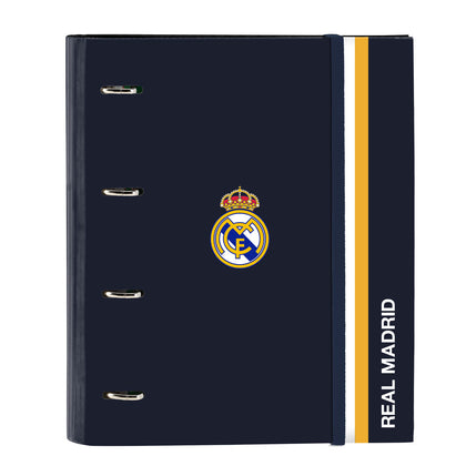 Carpeta de anillas Real Madrid C.F. Blanco 27 x 32 x 3.5 cm