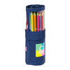 Plumier Benetton Cool Azul marino 7 x 20 x 7 cm Enrollable 27 Piezas