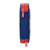 Plumier Doble Atlético Madrid Azul Rojo 12.5 x 19.5 x 4 cm (28 piezas)