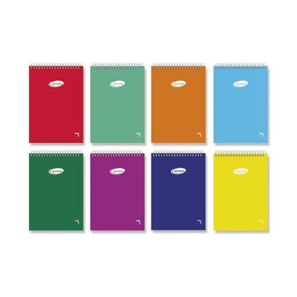 Cuaderno Pacsa Multicolor 1/8 10 Piezas 80 Hojas