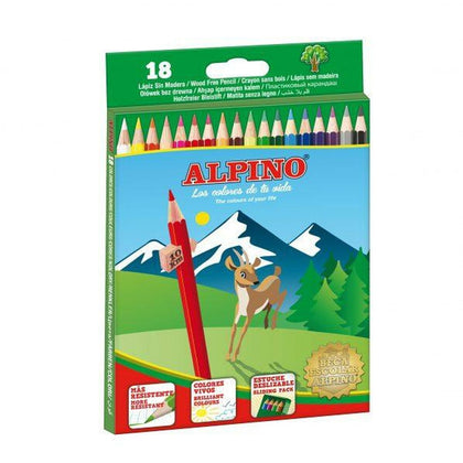 Lápices de colores Alpino AL010656 Multicolor 18 Piezas