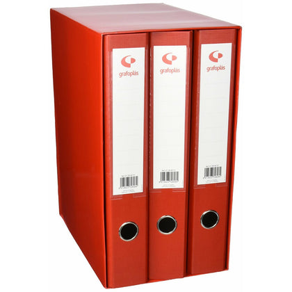 Archivador de Palanca Grafoplas Modular Rojo 35 x 29 x 18 cm