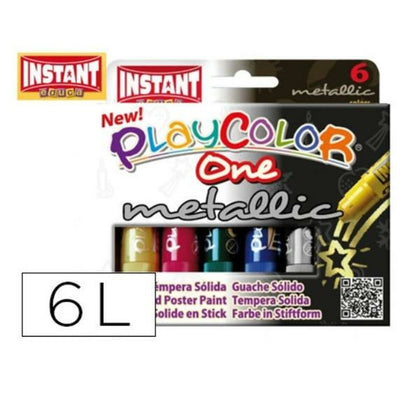 Rotulador INSTANT PlayColor metallic (6 Unidades)