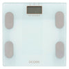 Báscula Digital de Baño Dcook Blanco Plástico Vidrio templado (30 x 30 x 2 cm)