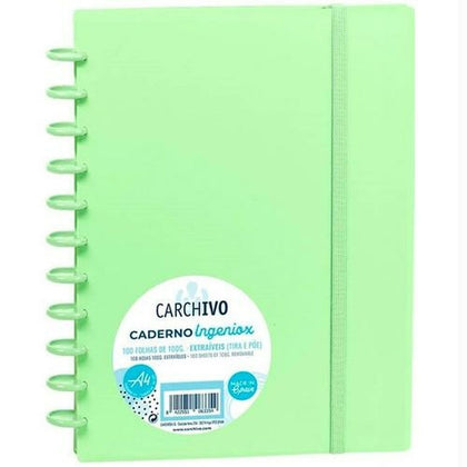 Cuaderno Carchivo Ingeniox Verde Claro A4