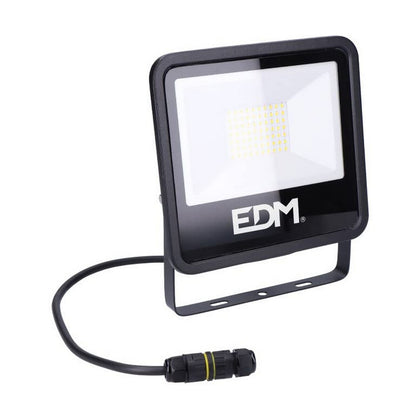 Foco LED EDM Negro 50 W F 4000 Lm (6400 K)