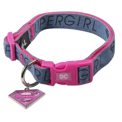 Collar para Perro Superman Rosa M/L