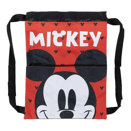 Mochila Saco Infantil Mickey Mouse Rojo 27 x 33 x 1 cm