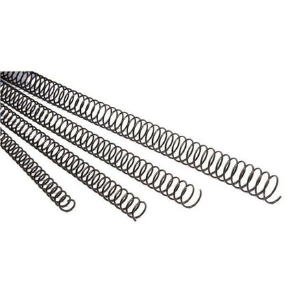 Espirales para Encuadernar GBC 100 Unidades Negro Ø 10 mm