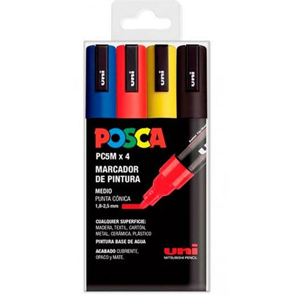 Set de Marcadores POSCA PC-5M Multicolor