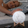 Lámpara LED Recargable Luna Moondy InnovaGoods Madera 1,5 W (1 unidad) (Reacondicionado A)