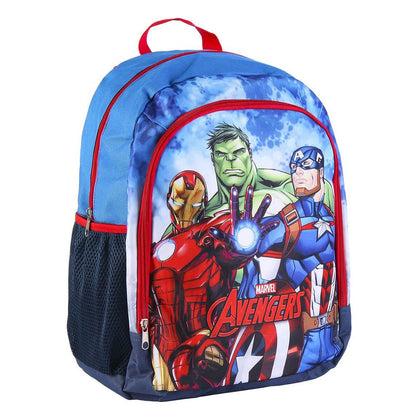 Mochila Escolar The Avengers Azul (32 x 41 x 14 cm)