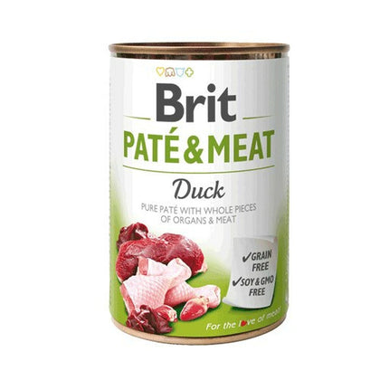 Comida húmeda Brit                                 Pollo Pavo Pato 400 g