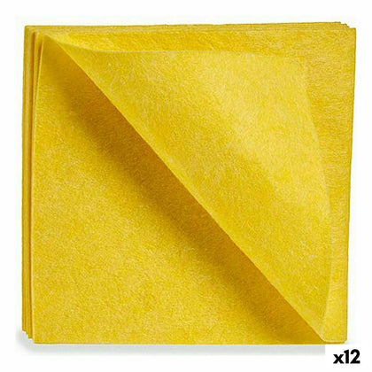 Bayetas Suave Amarillo 18 x 2,5 x 20 cm (12 Unidades)