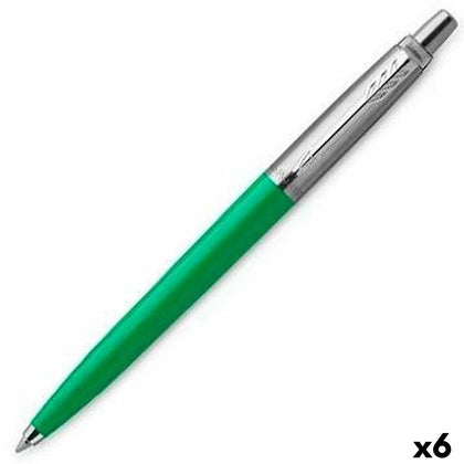 Bolígrafo Parker Jotter Originals Verde Acero (6 Piezas)