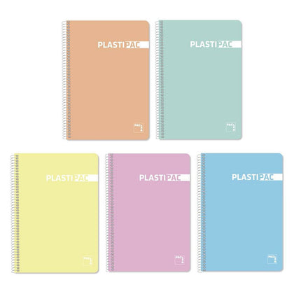 Cuaderno Pacsa Multicolor Din A4 5 Piezas 80 Hojas