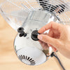 Ventilador de Pie Chrome Retro InnovaGoods Ø 40 cm 55W