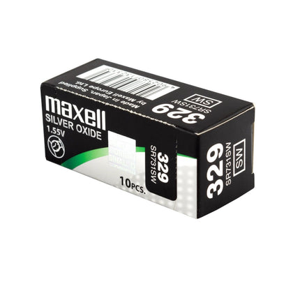 10x Maxell 329 Pila Botón Oxido de Plata SR731W 1.55V - movilcom.com