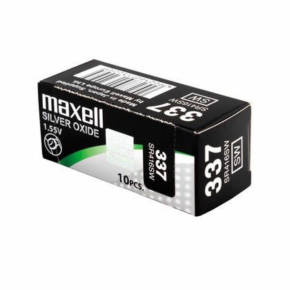 10x Maxell 337 Pila Botón Oxido de Plata SR416SW 1.55V - movilcom.com