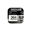 10x Maxell 364 Pila Botón Oxido de Plata SR621W 1.55V