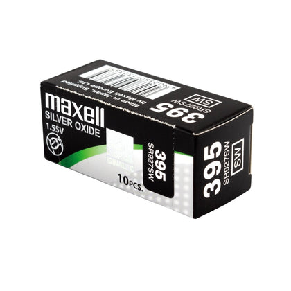 10x Maxell 395 Pila Botón Oxido de Plata SR927SW 1.55V - movilcom.com