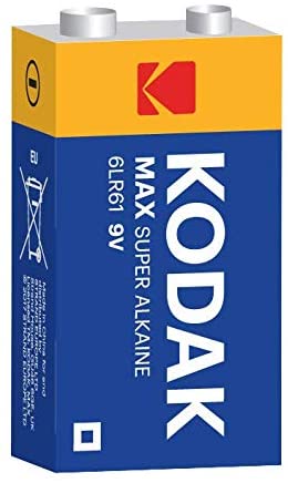 1x Kodak 6LR61 Max super Alkaline Pila alcalina / MN1604, Mono, 522, 9V-1, CAT 30952850, v11 - 9V - movilcom.com