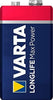 1x Varta 9V LONGLIFE Max Power Pila alcalina / E-Block, 4722, 6LR61, Transistor, MN1604 - 9V