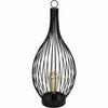 Lámpara solar Galix Metal Negro 20 Lm 50 cm