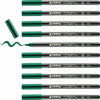 Marcador Edding 4200 Pincel Verde (10 Unidades)