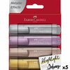 Set de Marcadores Faber-Castell (5 Unidades)