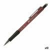 Portaminas Faber-Castell Grip 1347 Rojo 0,7 mm (12 Unidades)