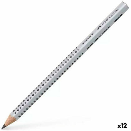 Lápiz Faber-Castell 111900 Plateado B (12 Unidades)