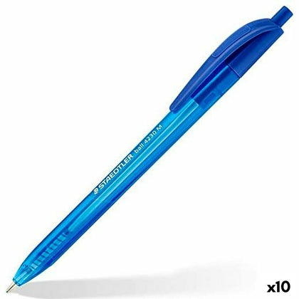 Bolígrafo Staedtler BALL 4230 Azul 1 mm (10 Unidades)