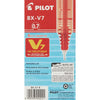 Bolígrafo Roller Pilot V7 Rojo 0,5 mm (12 Unidades)